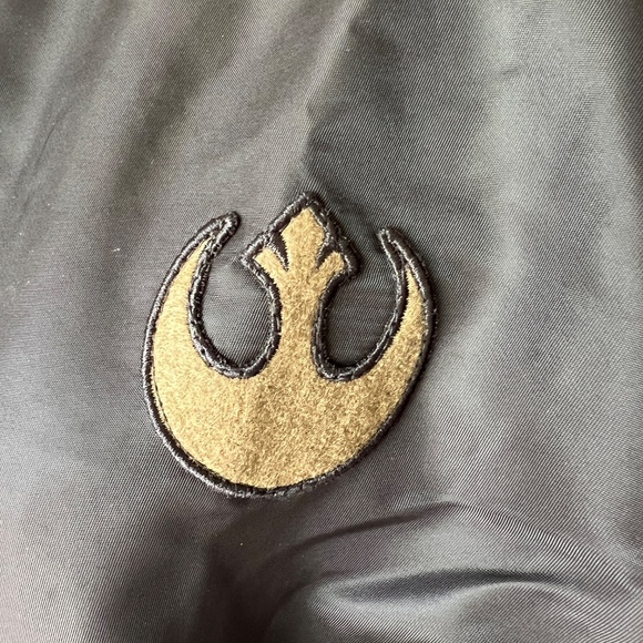 Star Wars Rogue One Red Squadron Bomber Jacket – NWT – U-Wing – Men’s S - Picture 4 of 15